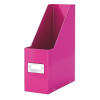 Leitz Iratpapucs, PP/karton, 95 mm, LEITZ "Click&Store", rózsaszín