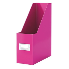 Leitz Iratpapucs, PP/karton, 95 mm, LEITZ &quot;Click&amp;Store&quot;, rózsaszín lefűző