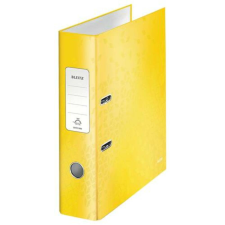 Leitz Iratrendező, 80 mm, A4, karton, LEITZ 180 Wow, sárga (E10050016) irattartó