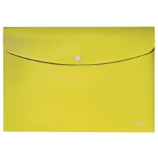Leitz Irattartó tasak, A4, PP, patentos, LEITZ Recycle, sárga (E46780015) irattartó