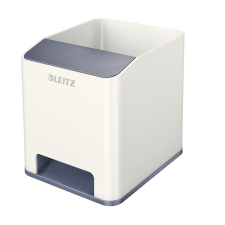 Leitz Írószertartó műanyag LEITZ Wow 2 rekeszes fehér/szürke írószertartó