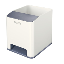 Leitz írószertartó műanyag leitz wow 2 rekeszes fehér/szürke 53631001 írószertartó