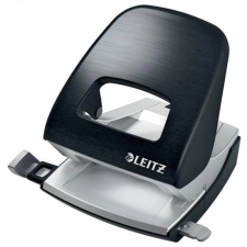 Leitz Lyukasztó kétlyukú 30 lap fém Nexxt Style szaténfekete lyukasztó