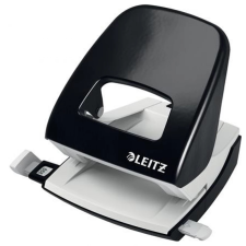 Leitz Lyukasztó, kétlyukú, 30 lap, LEITZ Nexxt Wow , fekete lyukasztó
