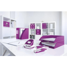 Leitz Lyukasztó, kétlyukú, 30 lap, LEITZ "Nexxt Wow", metál lila (E50081062) lyukasztó
