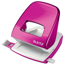 Leitz Lyukasztó, kétlyukú, 30 lap, LEITZ "Nexxt Wow", rózsaszín lyukasztó