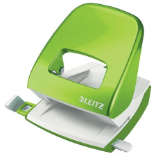  LEITZ Lyukasztó, kétlyukú, 30 lap, LEITZ &quot;Nexxt Wow&quot;, zöld lyukasztó