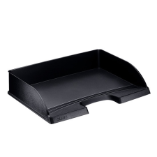 Leitz Plus irattálca oldalt nyitott fekete A4 52180095 irattálca