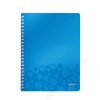 Leitz Spirálfüzet, A4, kockás, 80 lap, LEITZ Wow, kék (E46380036)