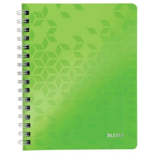 Leitz Spirálfüzet, A5, vonalas, 80 lap, LEITZ Wow, zöld (E46390054) irodalom