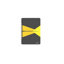 Leitz Spirálfüzet LEITZ Office A/4 PP borítóval 90 lapos vonalas sárga füzet