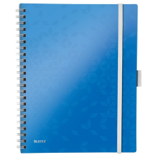 Leitz Spirálfüzet LEITZ Wow Active A/4 80 lapos kockás kék füzet