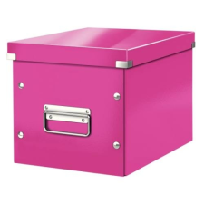 Leitz Tároló doboz LEITZ Click&Store M méret kocka rózsaszín bútor