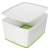 Leitz Tároló doboz LEITZ Wow Mybox fedeles műanyag nagy fehér/zöld