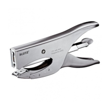 Leitz Tűzőgép, kézi, 24/8, 40 lap, LEITZ "5549", ezüst tűzőgép