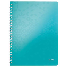 Leitz wow a4 80lapos kockás jégkék spirálfüzet 46380051 füzet