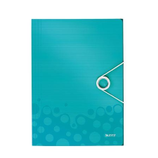 Leitz "Wow" gumis mappa A4 jégkék (E45990051) (45990051) mappa
