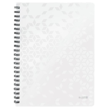 Leitz WOW spirálfüzet A4 kockás fehér (46380001) (le46380001) füzet