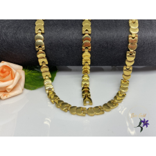  Lejla nemesacél szett 18K ékszer szett