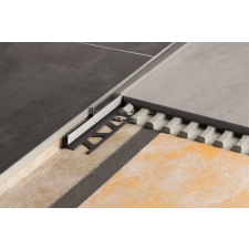  Lejtőprofil Schlüter zuhanytálcába rozsdamentes acél szálcsiszolt 160 cm SPSB100EB160 kád, zuhanykabin