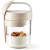 Lékué Jar To Go Organic Uzsonnás doboz kanállal, 400 ml
