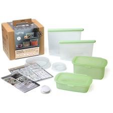 Lékué The Essential Reusable Kit Élelmiszer tároló doboz szett papírárú, csomagoló és tárolóeszköz