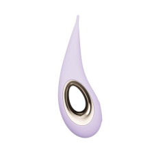 Lelo Dot - szilikon, akkus, vízálló, extra erős csiklóizgató vibrátor - 16,5 cm (lila) vibrátorok