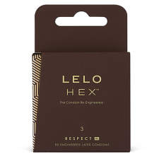 Lelo HEX Condoms Respect 3 darab síkosító