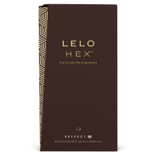 LELO Hex Respect XL - luxus óvszer (12db) óvszer