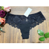 Lemila csipkés francia fazonú csipőtanga S-XL méret fekete