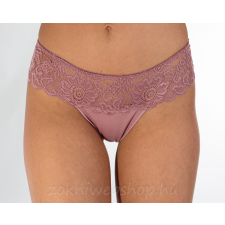Lemila Női féltanga pamut csipke-derékkal Mályva, 2XL női alsó