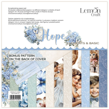 LemonCraft Papírkészlet / Kivágóív 8&quot; (20 cm) - Hope - Scrapbooking Paper Pad (1 csomag) decoupage papír