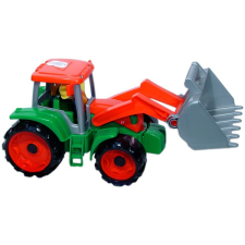 LENA 04407 Markolós traktor sofőrrel autópálya és játékautó