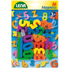 LENA - 36db-os mágneses számok és jelek kreatív és készségfejlesztő