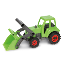 LENA : Eco Actives zöld traktor 35cm autópálya és játékautó