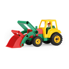 LENA : Homlokrakodó traktor figurával 35cm homokozójáték