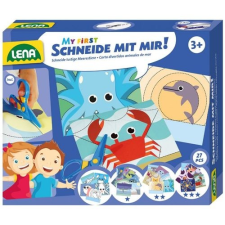 LENA Kivágható tengeri állatok, 26 db, LENA-42632 kreatív és készségfejlesztő