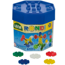LENA Korong építőjáték, 170 darabos, LENA-35945 barkácsolás, építés