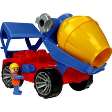 LENA : Truxx műanyag betonkeverő autó - 29 cm autópálya és játékautó