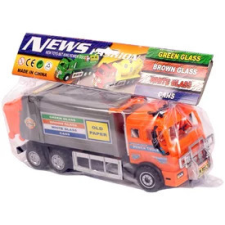  Lendkerekes kukásautó - 27 cm autópálya és játékautó