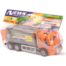  Lendkerekes kukásautó - 27 cm autópálya és játékautó