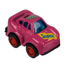  Lendkerekes mini játékautó - Rózsaszín színű autópálya és játékautó