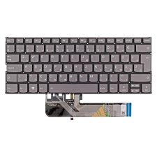 Lenovo 5CB0R08574 gyári új magyar szürke háttérvilágításos laptop billentyűzet, keret nélkül laptop alkatrész