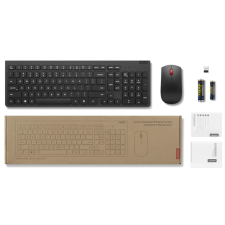 Lenovo Essential Gen2 Wireless Billentyűzet + Egér (Fekete) -Norvég (4X31N50752) billentyűzet