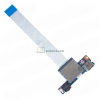 Lenovo G40-30, G40-45, G40-70, Z40-70, Z40-75 gyári kártyaolvasó / USB / audio panel (90005905, NBX0001AG00)