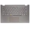 Lenovo IdeaPad Yoga 530-14ARR, Flex 6-14ARR, Flex 6-14IKB gyári billentyűzet (US kiosztás, háttérvilágítással, szürke)