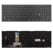 Lenovo PK1312M7B26 gyári új fekete angol (UK) RGB háttérvilágított laptop billentyűzet, keret nélkül laptop alkatrész
