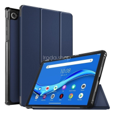 Lenovo Tab M10 Plus (10.3) TB-X606F, mappa tok, Trifold, sötétkék tablet tok