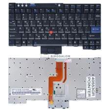 Lenovo ThinkPad X60, X60s, X61, X61s gyári billentyűzet (GR kiosztás, pointer/TrackPoint) laptop alkatrész