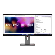 Lenovo ThinkVision P40wd-40 ultrawide monitor beépített kamerával (64B4ZAT1EU) monitor